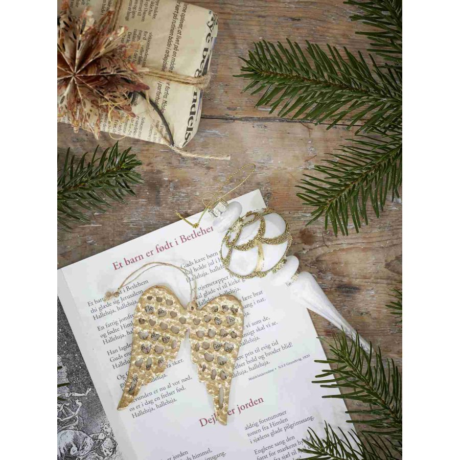 Bloomingville Hisar Ornament H17 cm, Wei