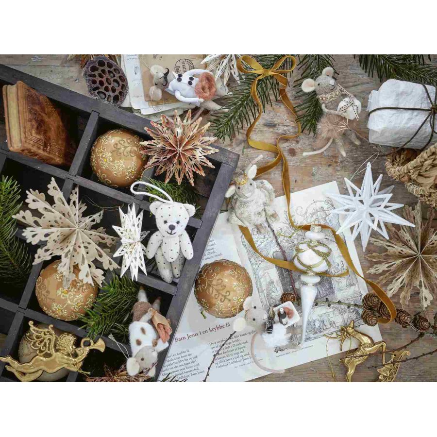 Bloomingville Hisar Ornament H17 cm, Wei