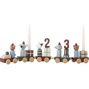 Bloomingville Junaid Adventskalenderzug 38 cm, Rot