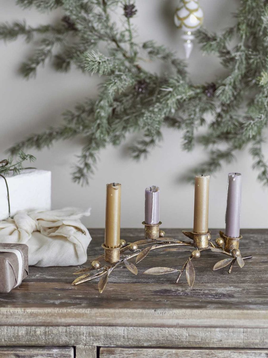 Bloomingville Mirabel Kerzenhalter H7,5 cm, Gold