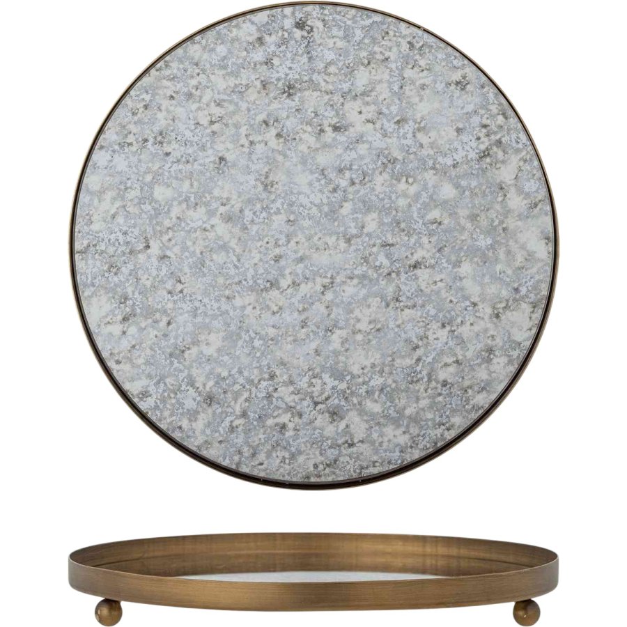 Bloomingville Glacier Servierplatte 35 cm, Gold