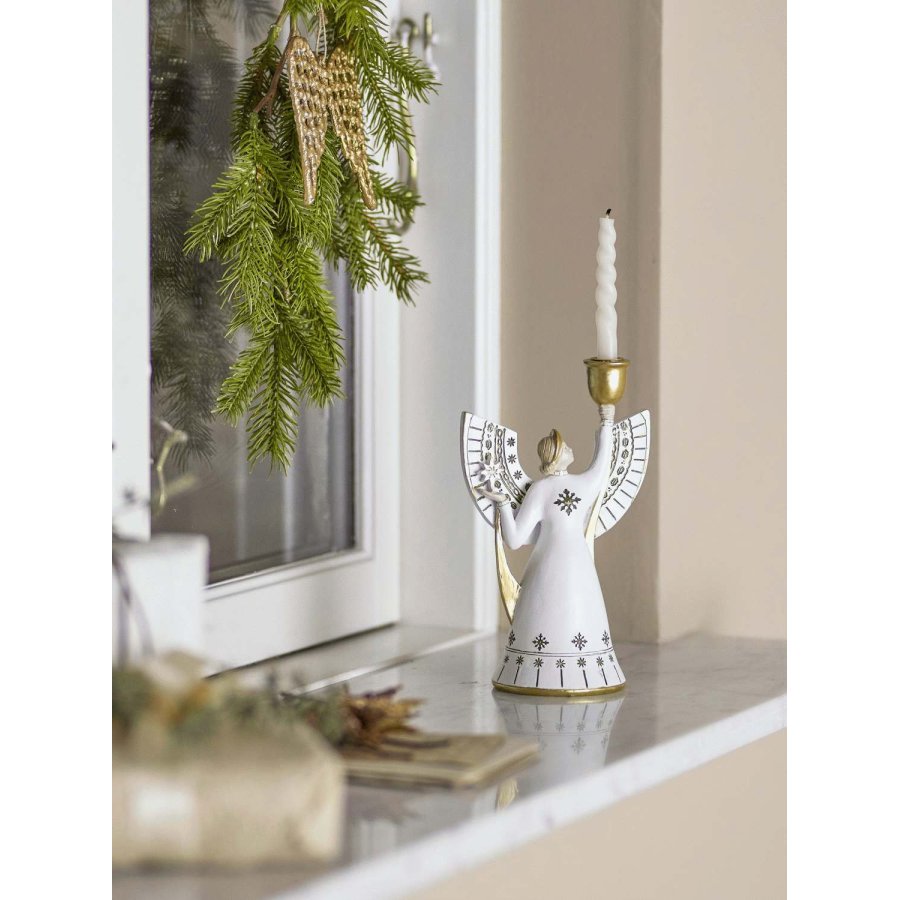 Bloomingville Evangeline Kerzenhalter H19 cm, Wei