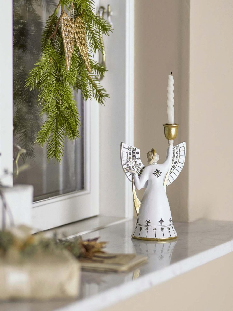 Bloomingville Evangeline Kerzenhalter H19 cm, Wei