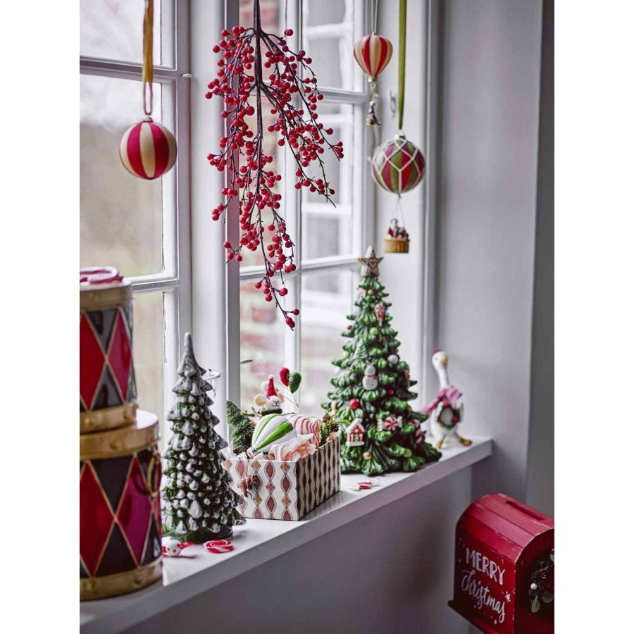 Bloomingville Yuri Dose mit Deckel H20,5 cm, Rot