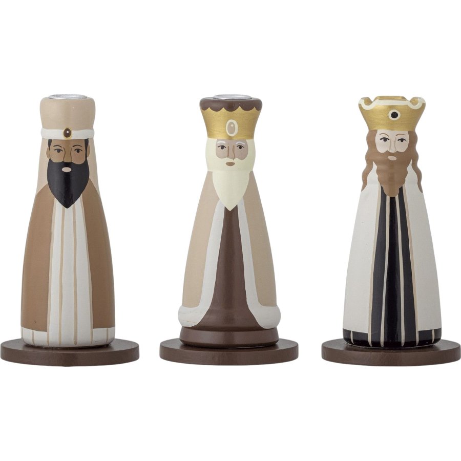 Bloomingville Betiel Kerzenhalter 3er Set, Natur