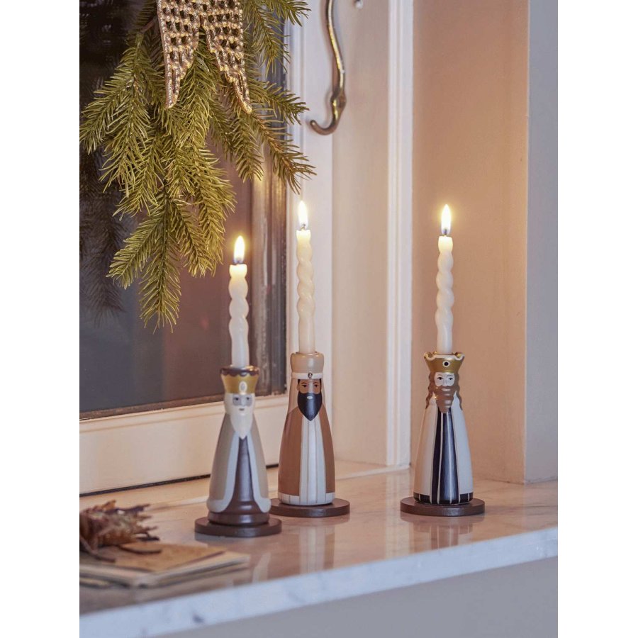 Bloomingville Betiel Kerzenhalter 3er Set, Natur