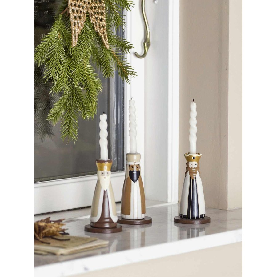 Bloomingville Betiel Kerzenhalter 3er Set, Natur