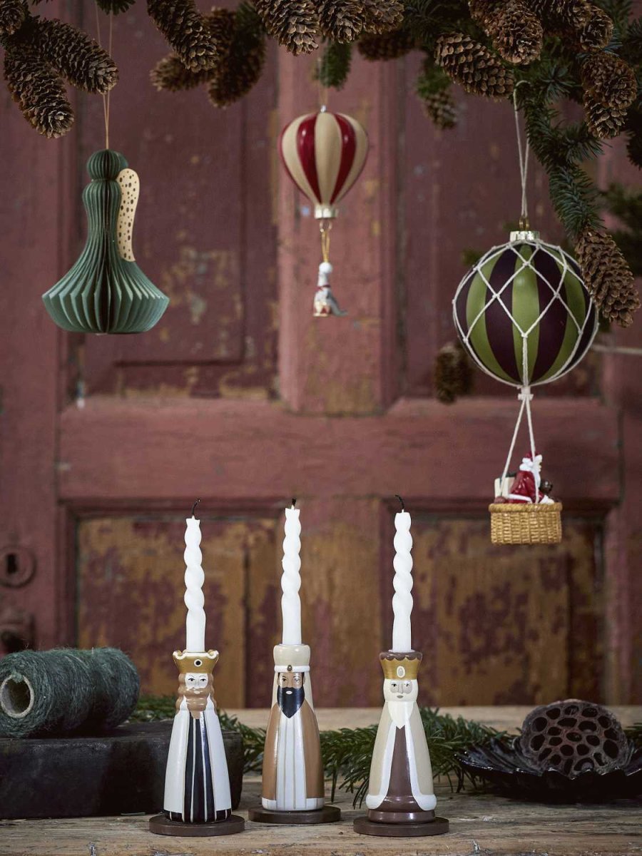 Bloomingville Betiel Kerzenhalter 3er Set, Natur