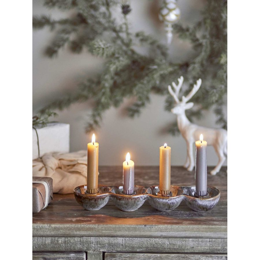 Bloomingville Kalia Adventskerzenhalter 30 cm, Braun