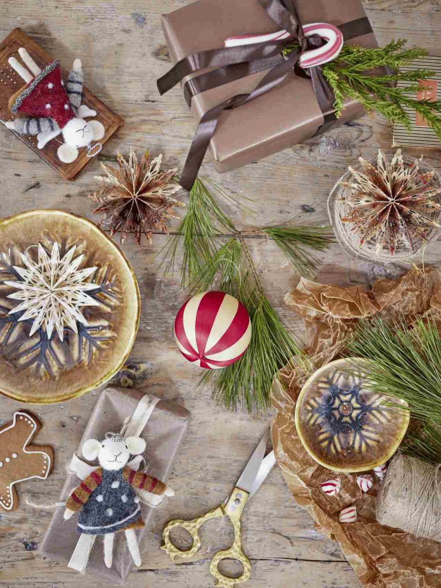 Bloomingville Acco Schale 12 cm, Braun