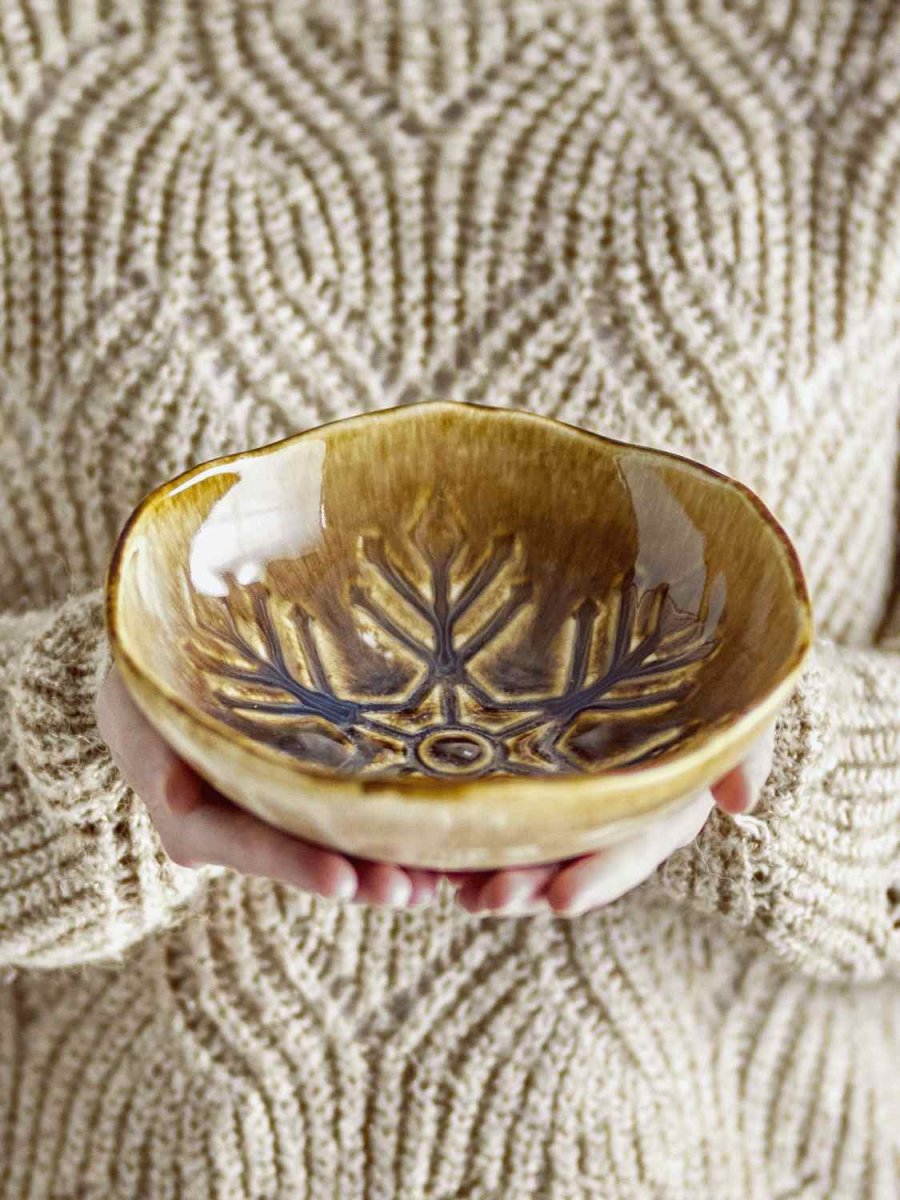 Bloomingville Acco Schale 20 cm, Braun