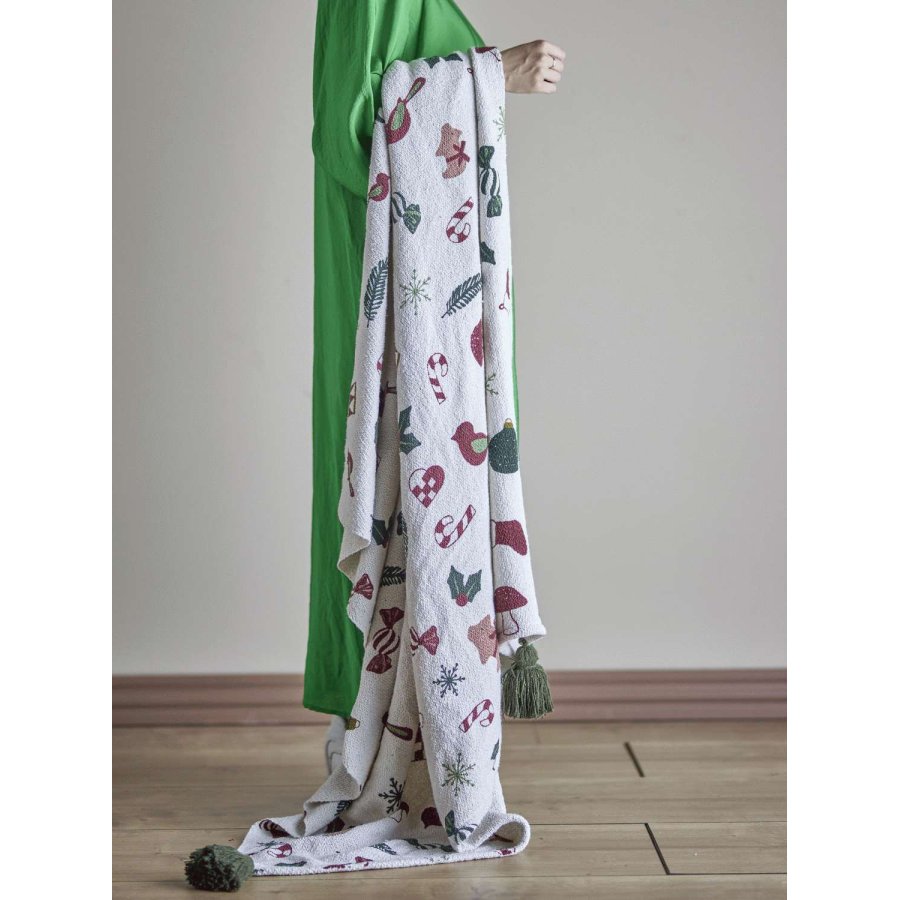 Bloomingville Yule Decke 130x160 cm, Natur