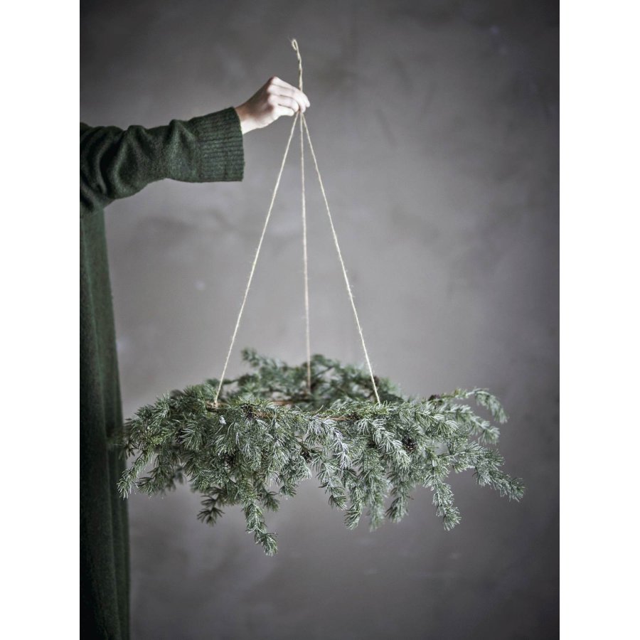 Bloomingville Cedar Kranz 70 cm, Grün