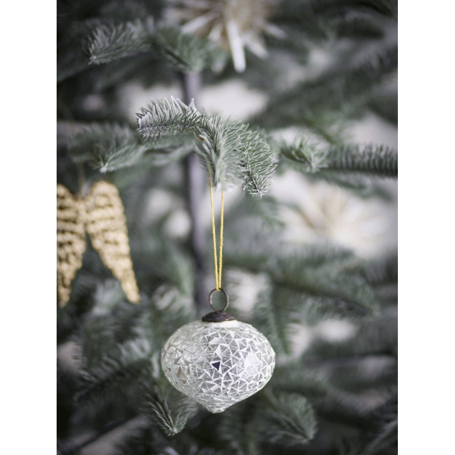 Bloomingville Nadine Ornament 7,5 cm, Wei