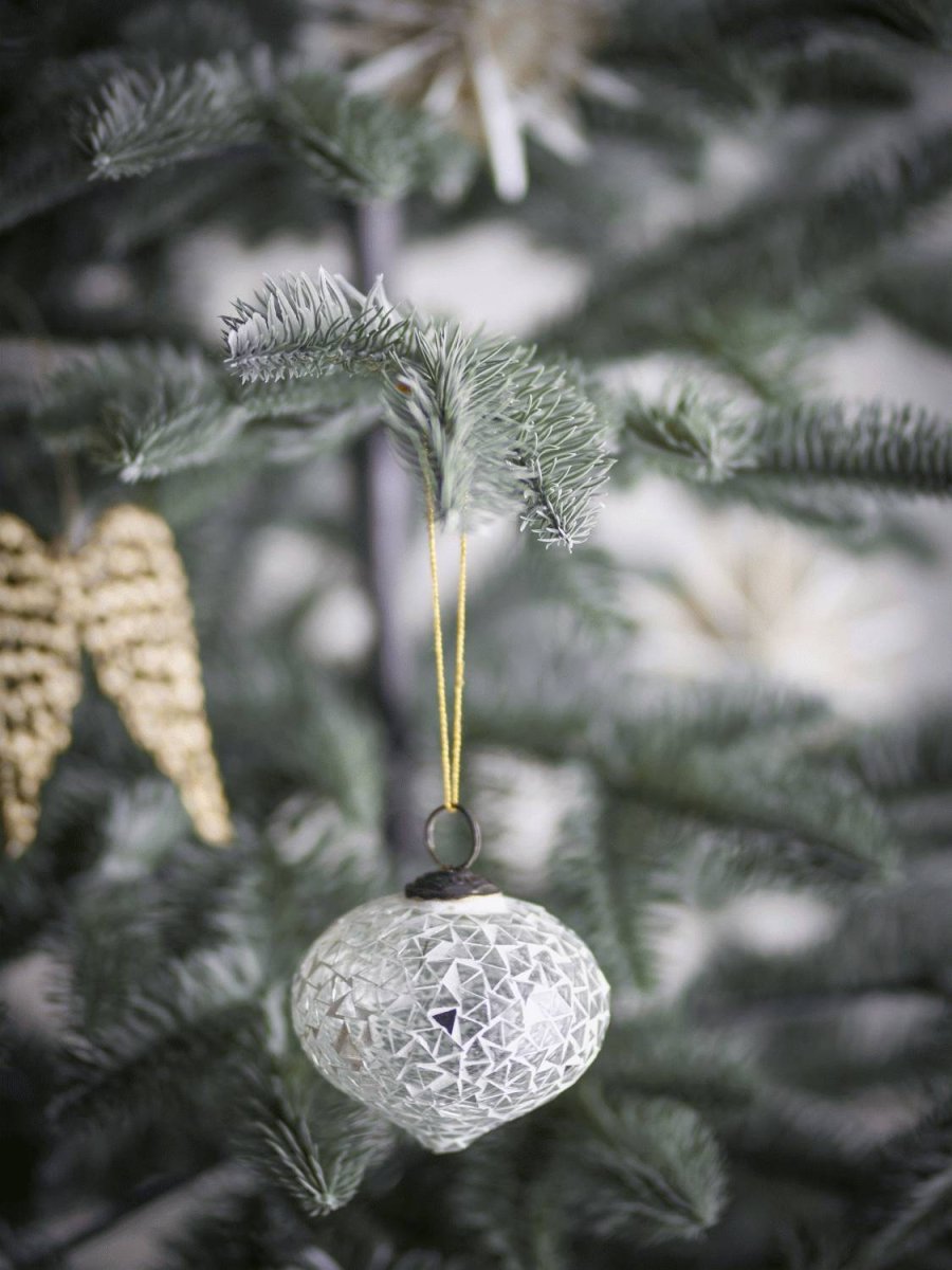 Bloomingville Nadine Ornament 7,5 cm, Wei