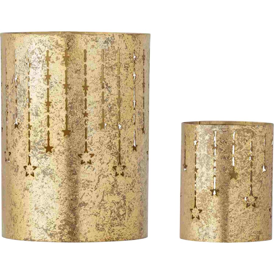 Bloomingville Mista Teelichthalter H17,5 cm, Gold