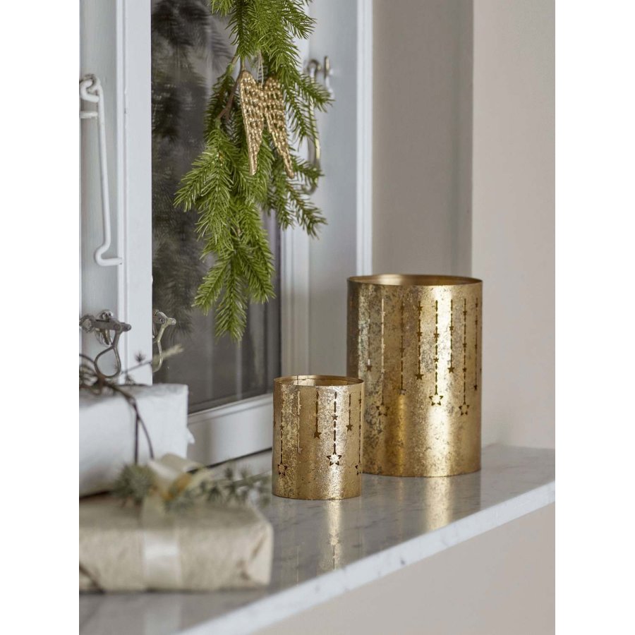 Bloomingville Mista Teelichthalter H17,5 cm, Gold