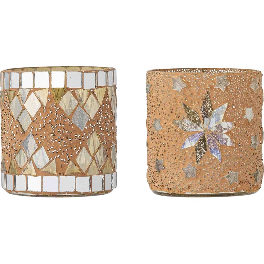 Bloomingville Miya Teelichthalter H7,5 cm, Natur