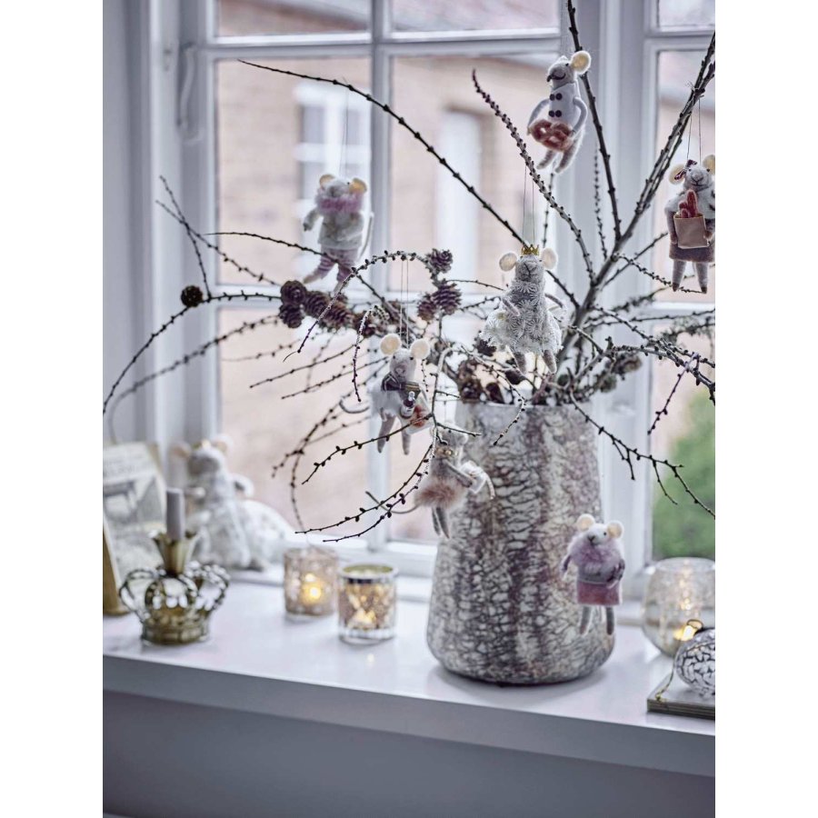 Bloomingville Miya Teelichthalter H7,5 cm, Natur