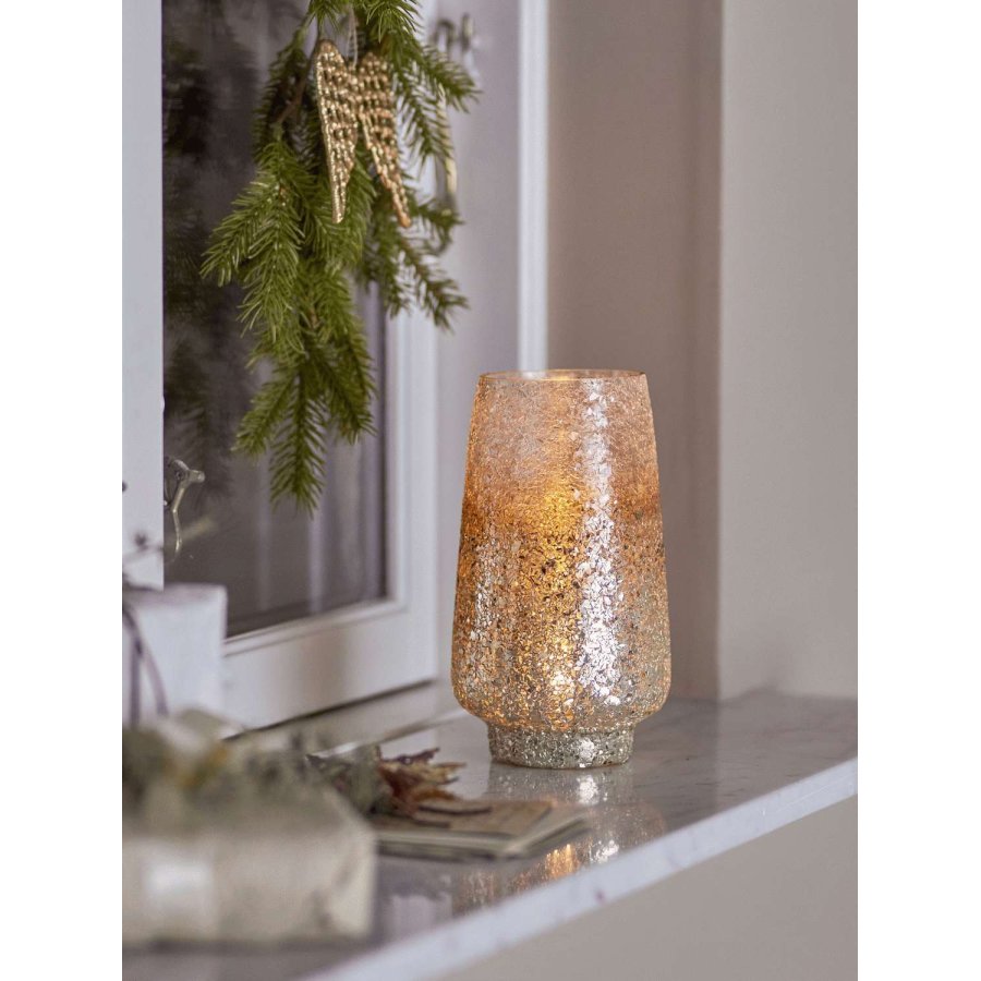 Bloomingville Lucina Teelichthalter H20 cm, Silber