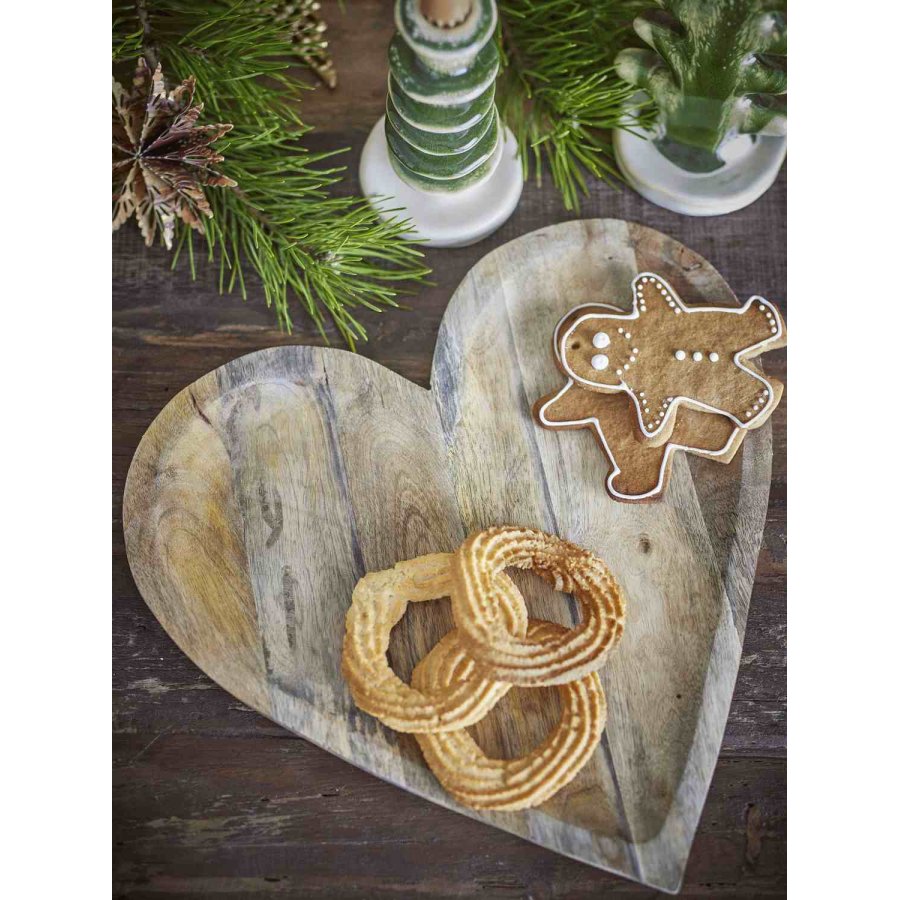 Bloomingville Lotuz Servierbrett 34x35 cm, Mangobaum