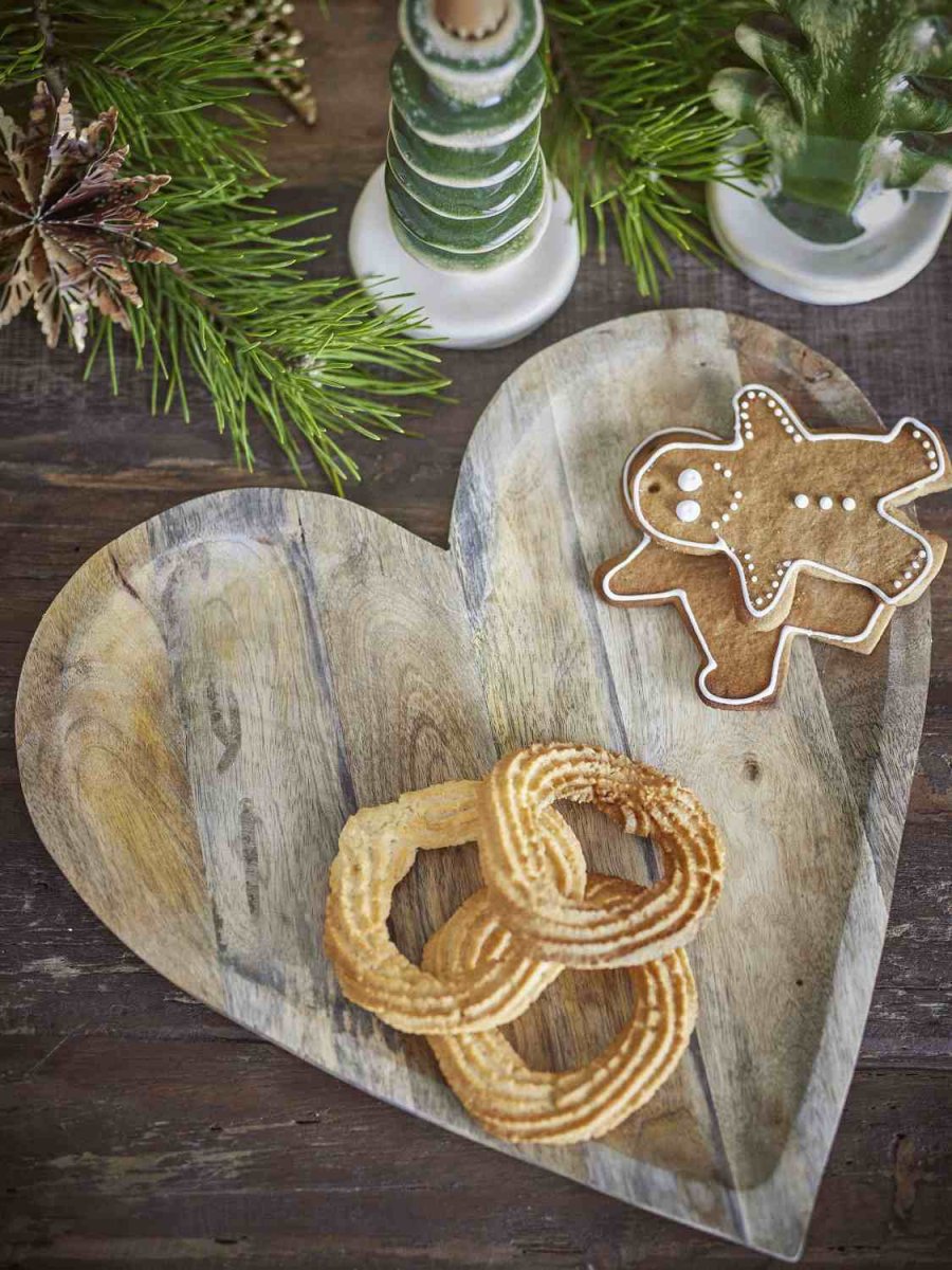 Bloomingville Lotuz Servierbrett 34x35 cm, Mangobaum