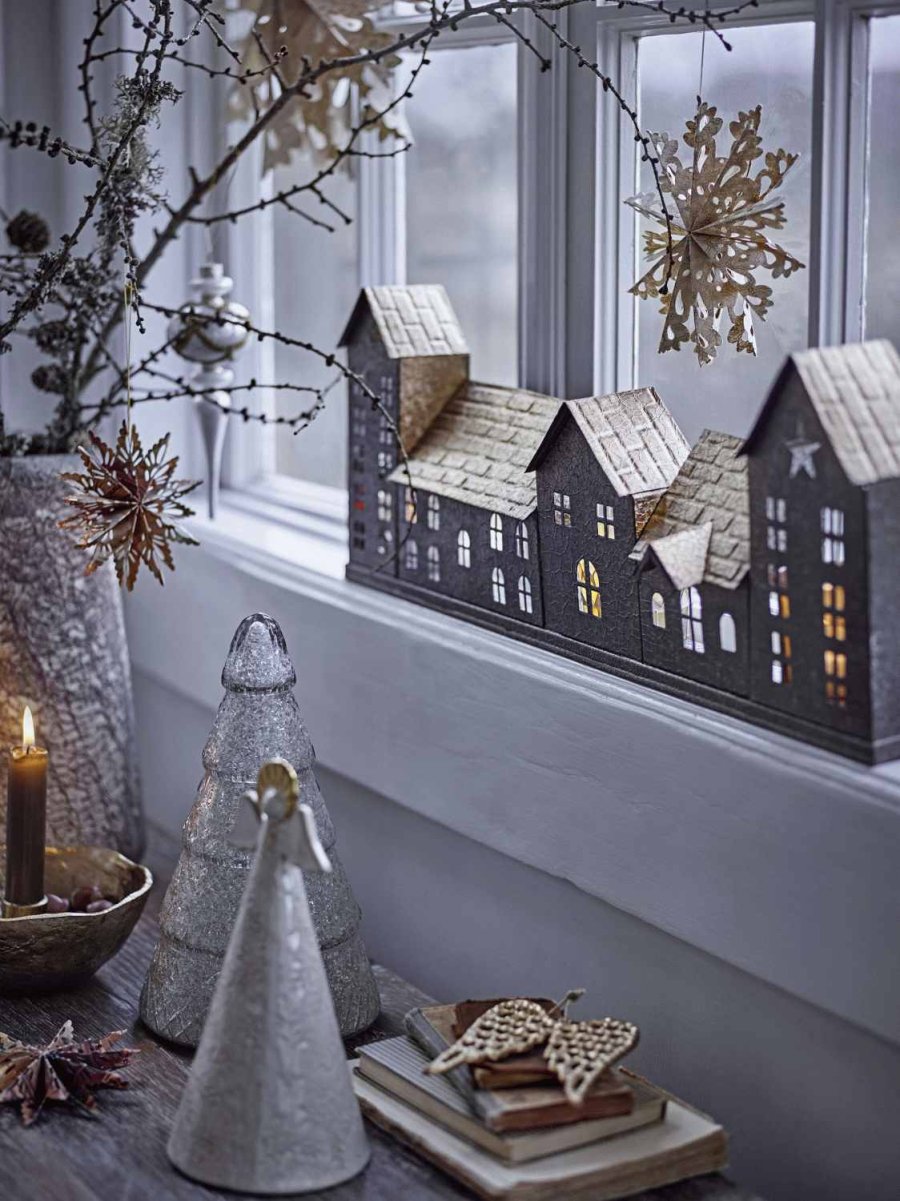 Bloomingville Emilius Dekoration H23,5 cm, Silber