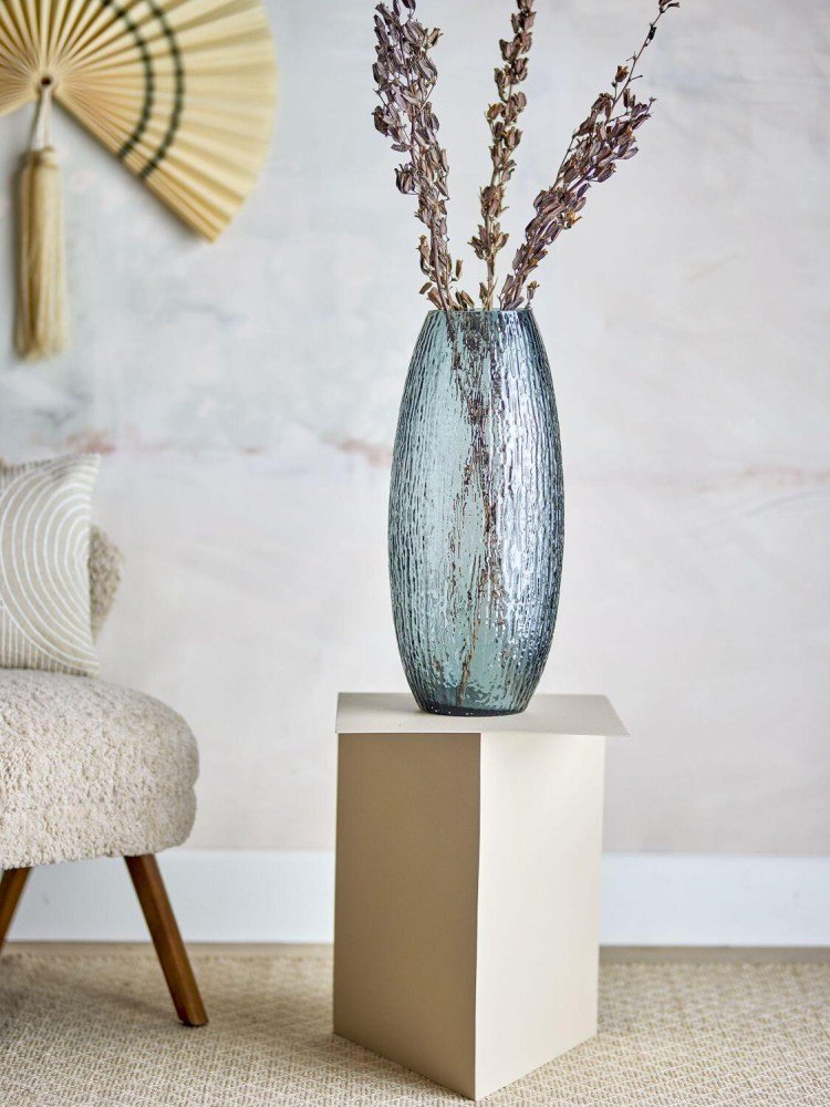 Bloomingville Brock Vase H50 cm, Grau