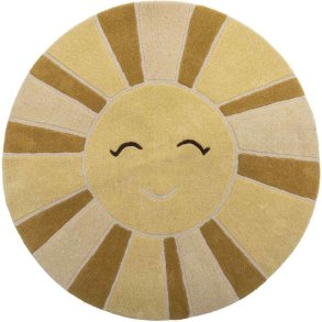 Bloomingville Mini Sun Tppe 110 cm, Gul