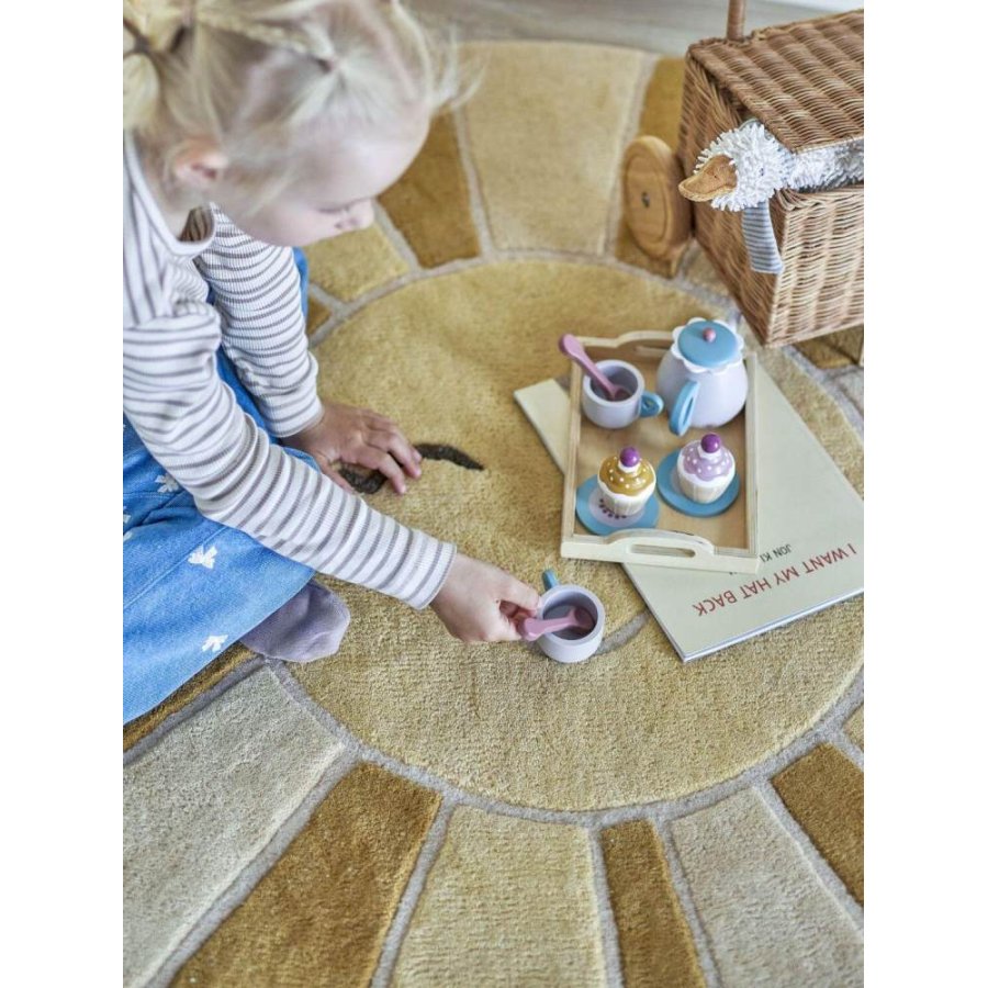 Bloomingville Mini Sun Decke 110 cm, Gelb