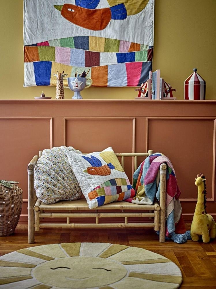 Bloomingville Mini Colorine Decke 130x160 cm, Blau