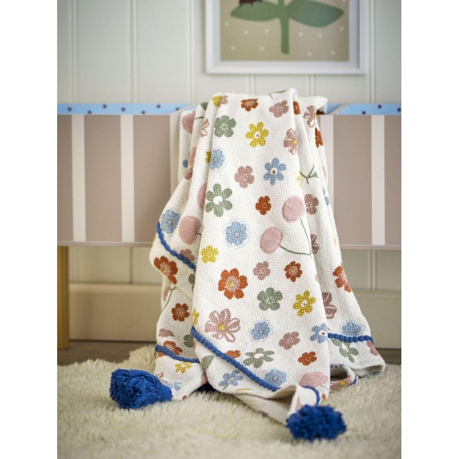 Bloomingville Mini Cherry Decke 130x160 cm, Rosa