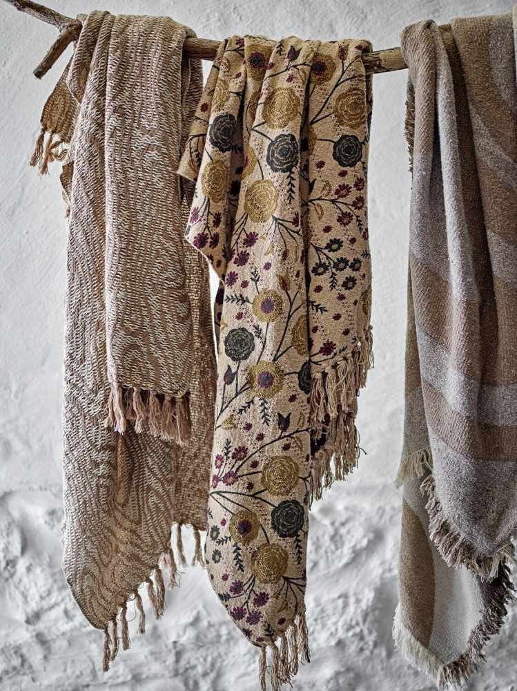 Bloomingville Eydis Decke 130x160 cm, Natur