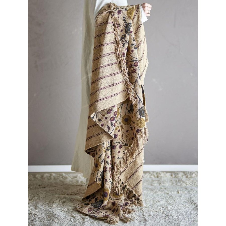 Bloomingville Eydis Decke 130x160 cm, Natur