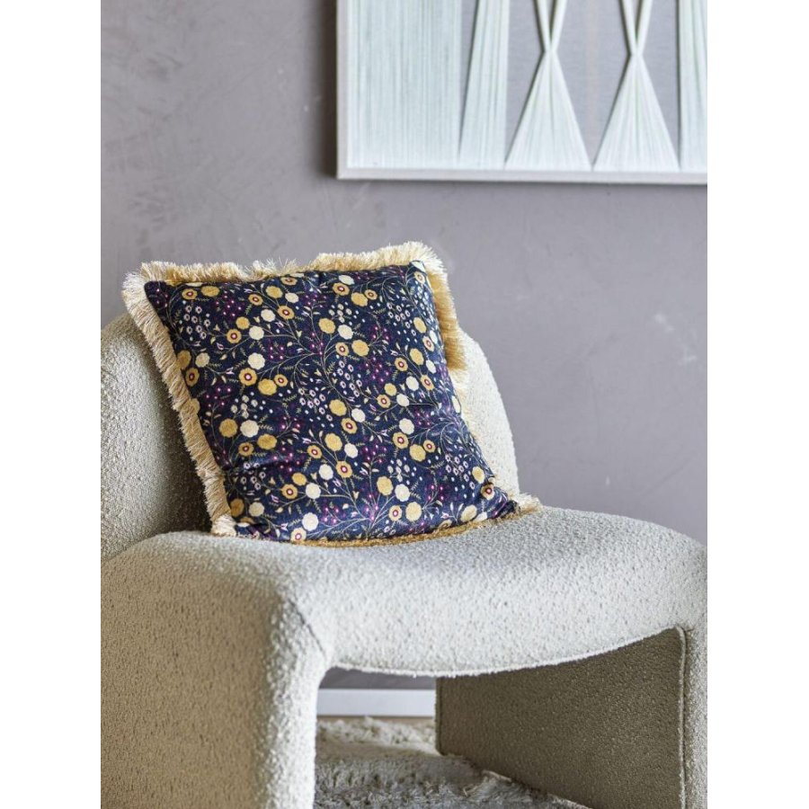 Bloomingville Eydis Kissen 45x45 cm, Blau