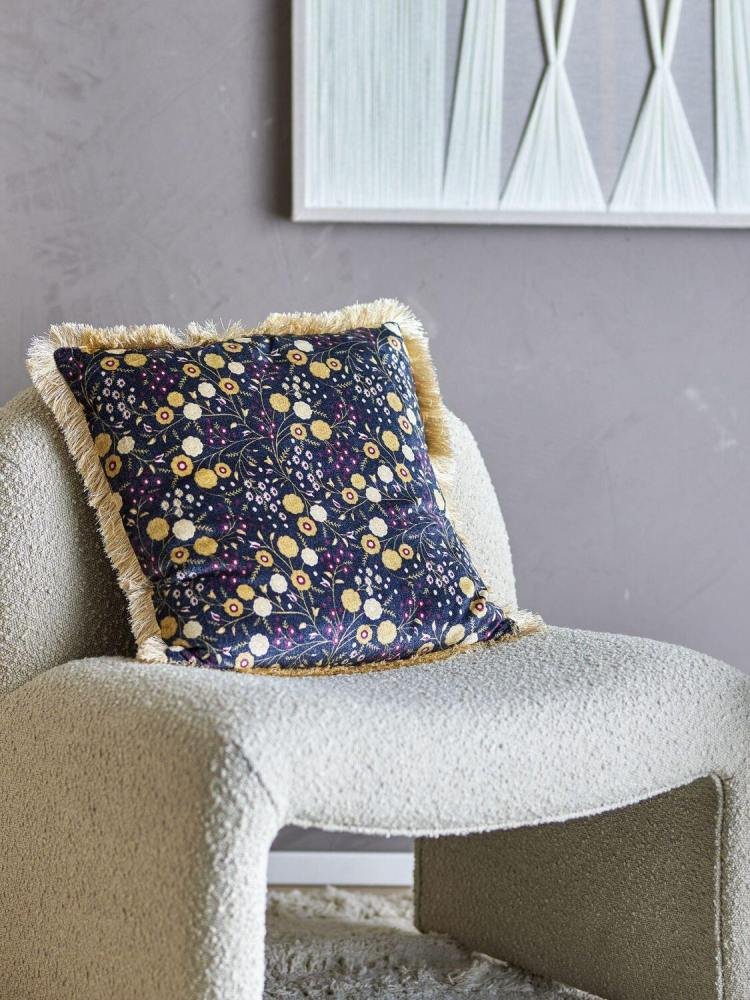 Bloomingville Eydis Kissen 45x45 cm, Blau