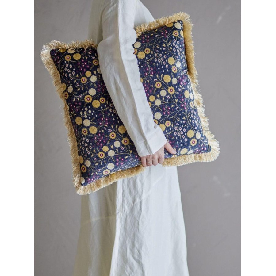 Bloomingville Eydis Kissen 45x45 cm, Blau