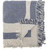 Bloomingville Ethan Decke 130x160 cm, Blau