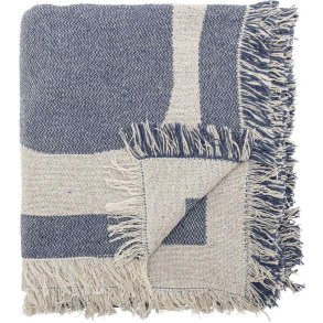 Bloomingville Ethan Decke 130x160 cm, Blau