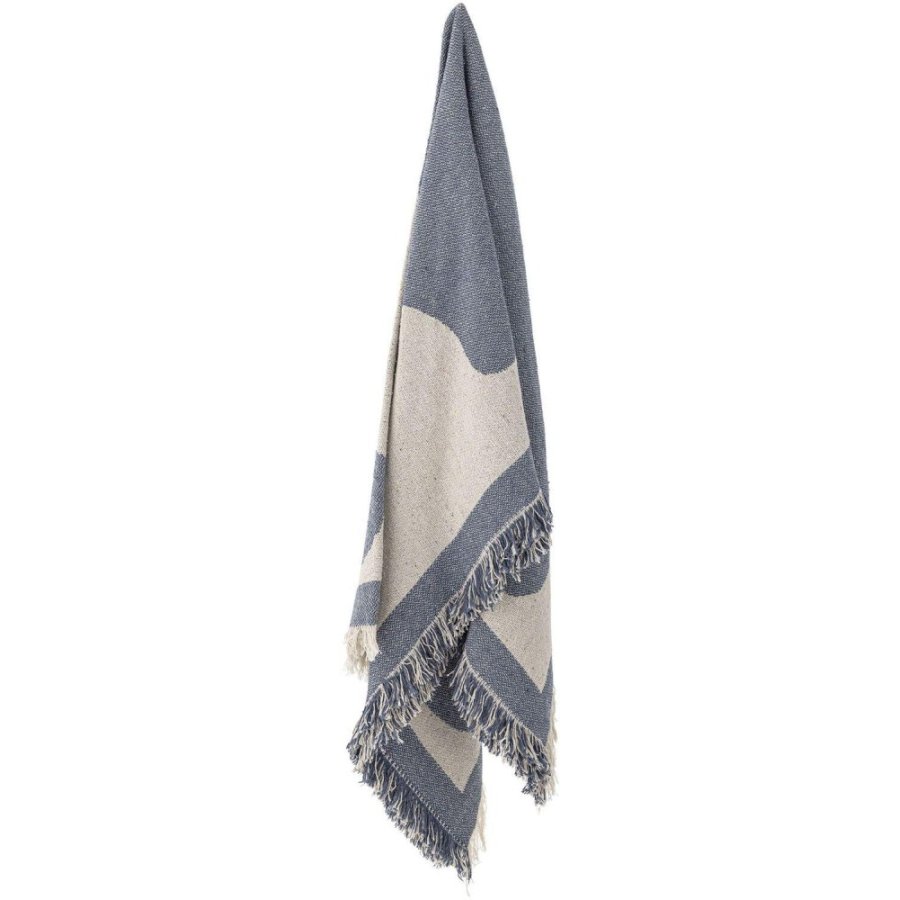 Bloomingville Ethan Decke 130x160 cm, Blau