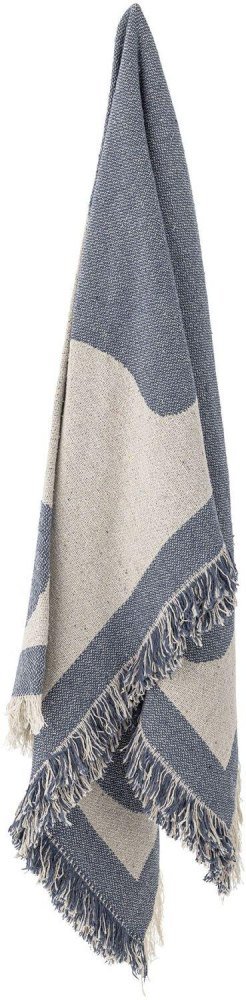 Bloomingville Ethan Decke 130x160 cm, Blau