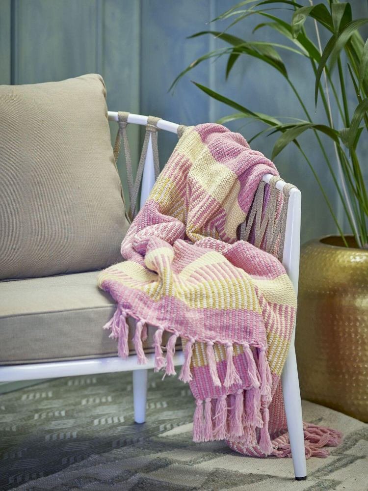 Creative Collection Isnel Decke 130x160 cm, Pink