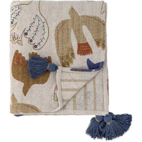 Bloomingville Anniversary Decke 130x160 cm, Braun