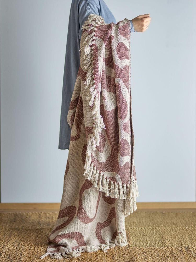 Bloomingville Salobre Decke 130x160 cm, Braun