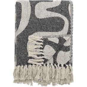 Bloomingville Salobre Decke 130x160 cm, Schwarz