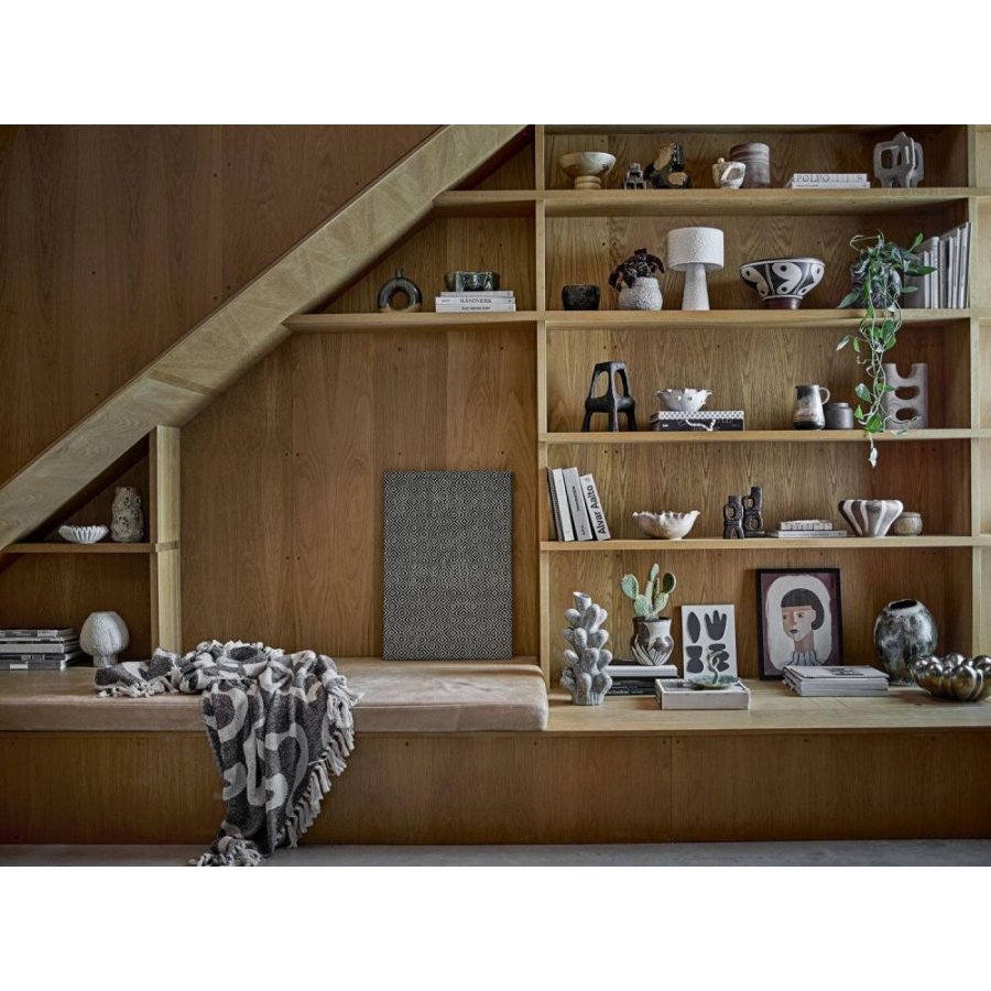 Bloomingville Salobre Decke 130x160 cm, Schwarz