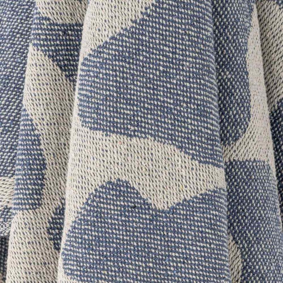 Bloomingville Salobre Decke 130x160 cm, Blau