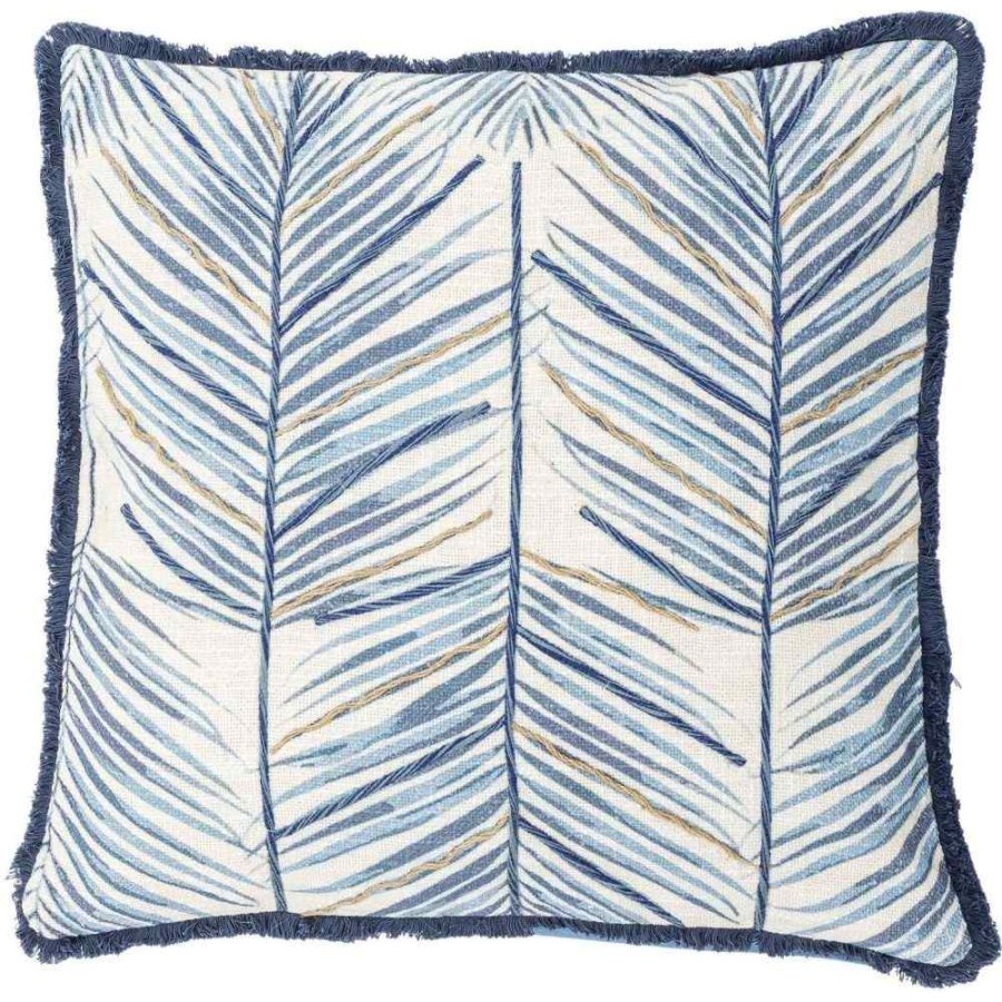 Creative Collection Laval Kissen 50x50 cm, Blau