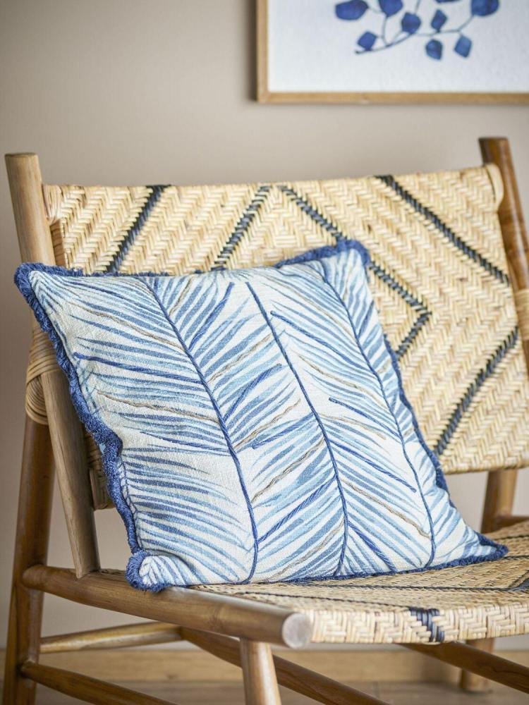 Creative Collection Laval Kissen 50x50 cm, Blau
