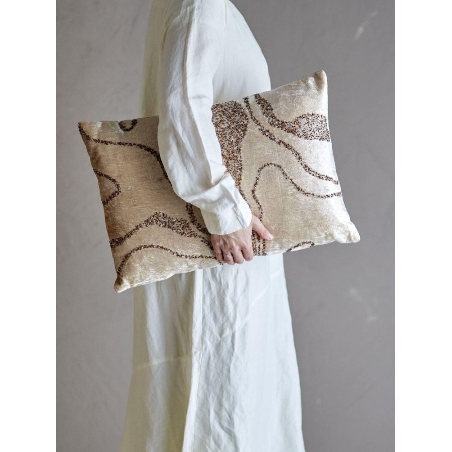Bloomingville Adelona Kissen 35x50 cm, Braun